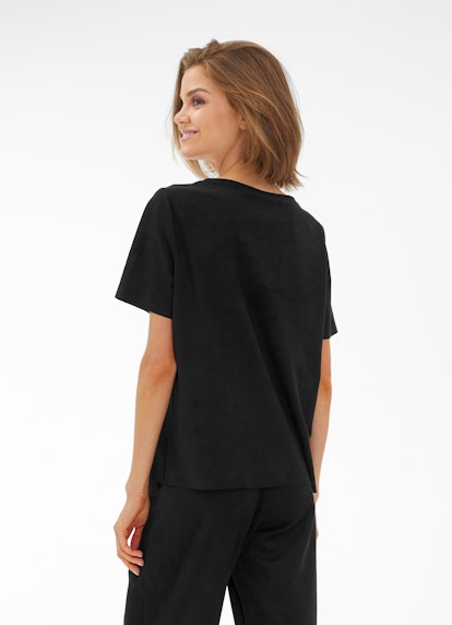 Loose Fit T-shirts Tech Velours - T-Shirt black