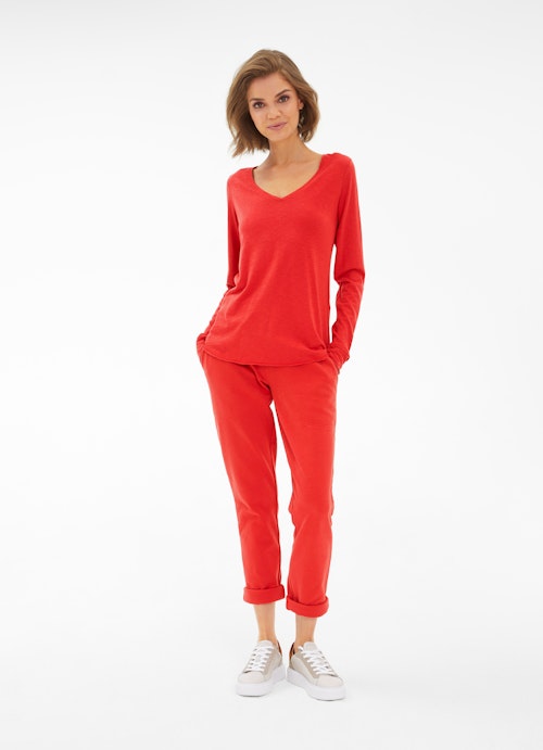 Regular Fit Long sleeve tops Longsleeve chili