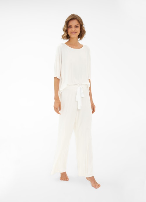 Wide Leg Nightwear Nightwear - Hose eggshell