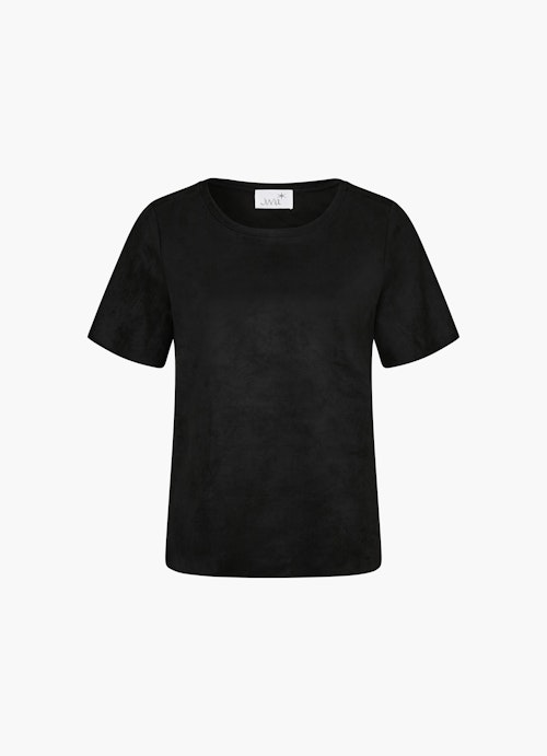 Loose Fit T-Shirts Tech Velours - T-Shirt black