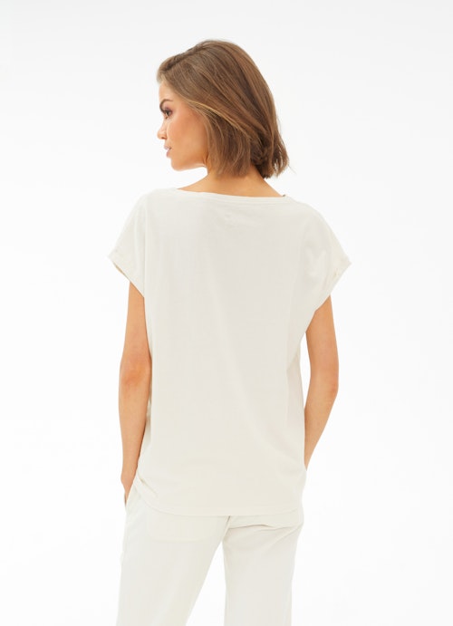 Coupe Boxy Fit T-shirts T-shirt de coupe boxy eggshell