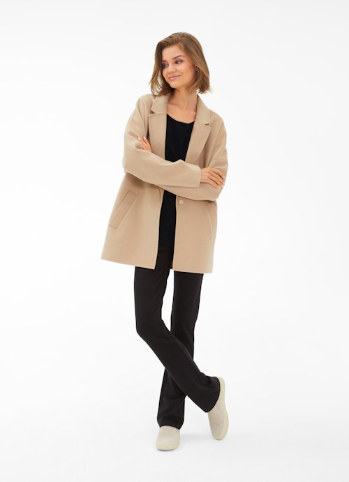 Loose Fit Jacken Doubleface Blazer camel