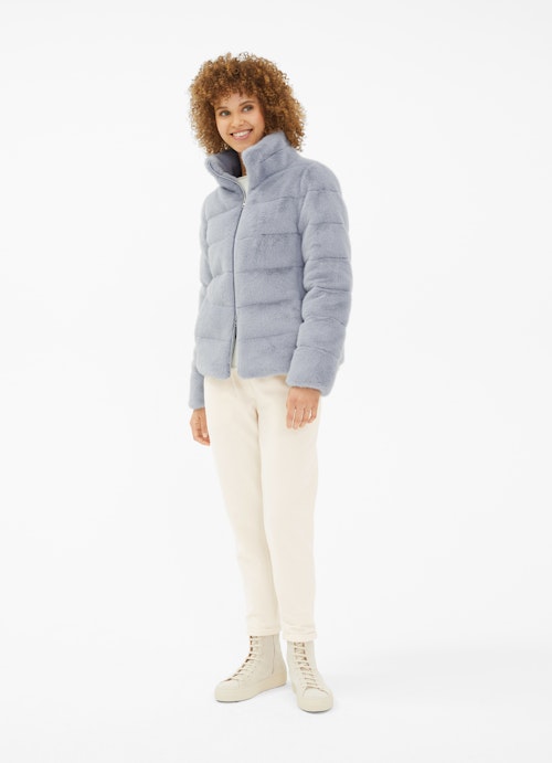 Regular Fit Jackets Faux Fur - Down Jacket cash.blue