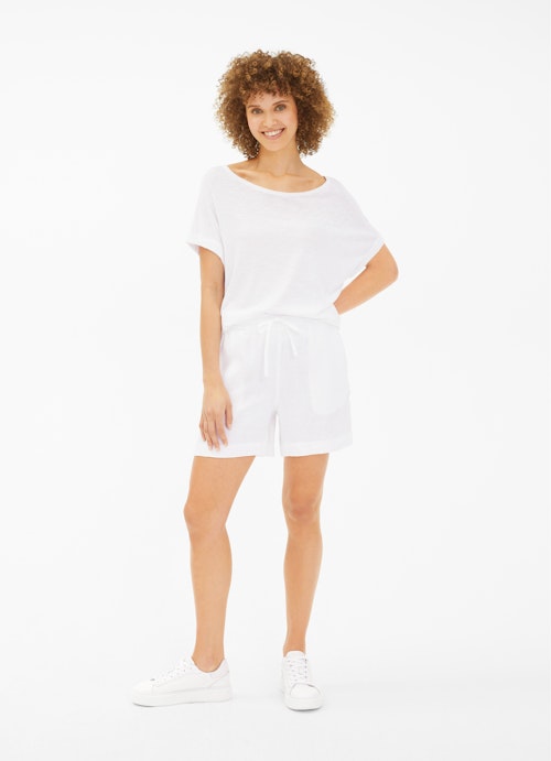 Regular Fit Bermudas Linen - Bermudas white