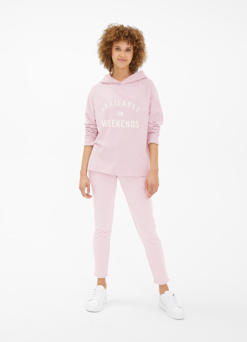Casual Fit Sweatshirts Hoodie powder rose