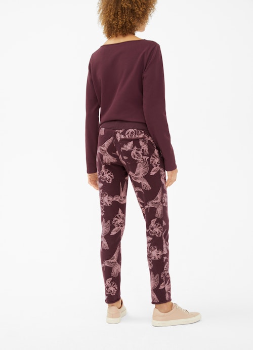 Slim Fit Pants Slim Fit - Sweatpants cassis
