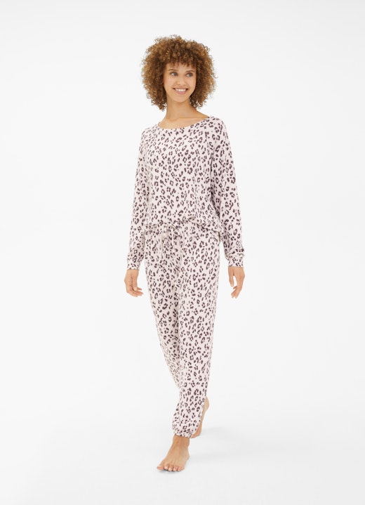 Regular Fit Hosen Nightwear - Hose eggshell