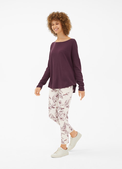 Loose Fit Sweatshirts Cashmix - Sweater cassis