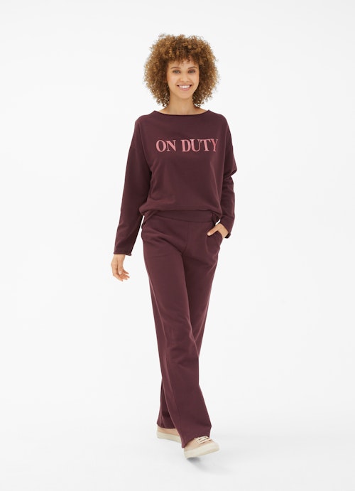 Casual Fit Sweatshirts Sweatshirt cassis