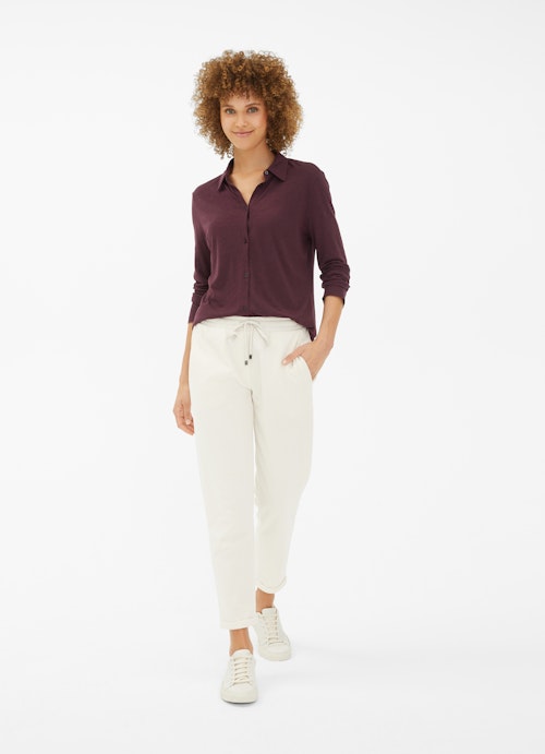 Regular Fit Blouses Jersey Blouse cassis