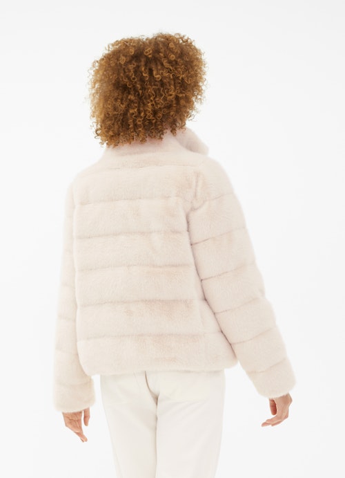 Regular Fit Jacken Faux Fur - Daunenjacke eggshell