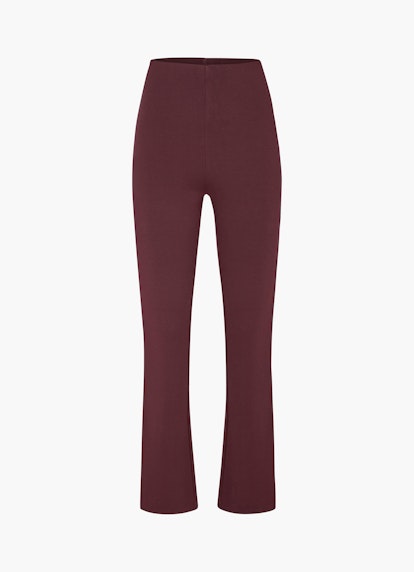 Coupe Wide Leg Fit Pantalons Jambes larges - Jerseyhose cassis