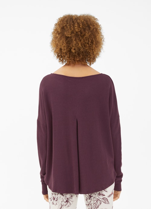 Loose Fit Sweatshirts Cashmix - Sweater cassis