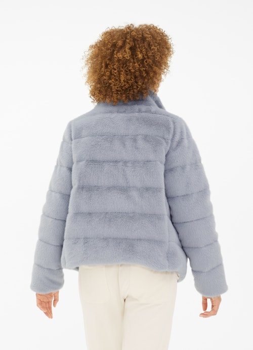 Regular Fit Jackets Faux Fur - Down Jacket cash.blue