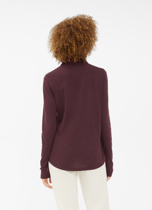 Regular Fit Blouses Jersey Blouse cassis