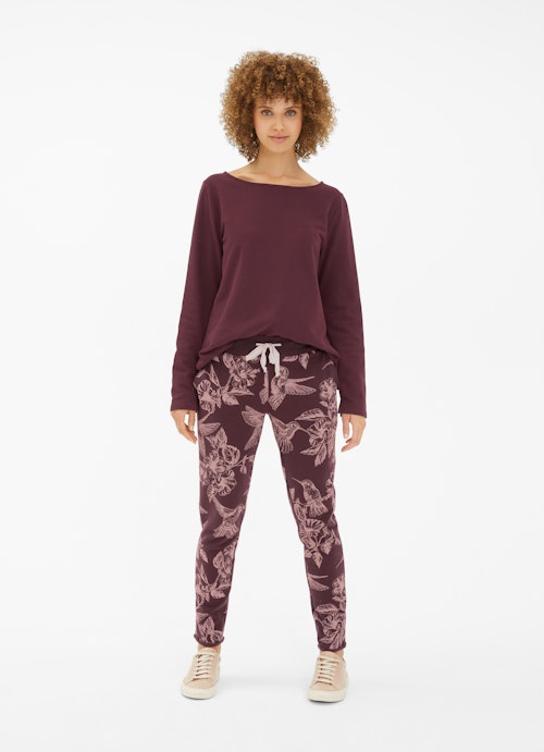 Slim Fit Pants Slim Fit - Sweatpants cassis