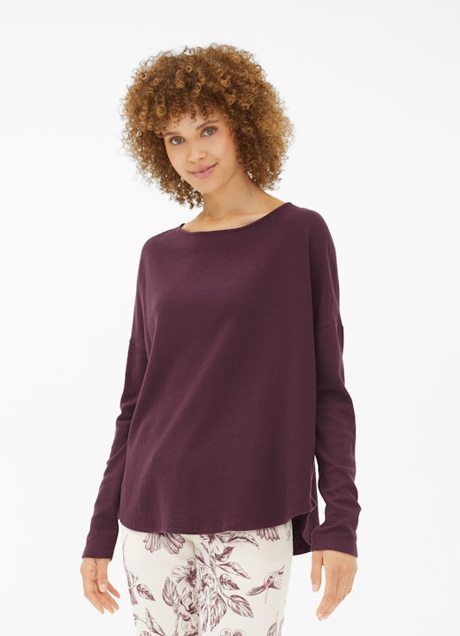 Loose Fit Sweatshirts Cashmix - Sweater cassis