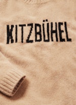 One Size Knitwear Fluffy Knit Sweater Kitzbühel camel melange