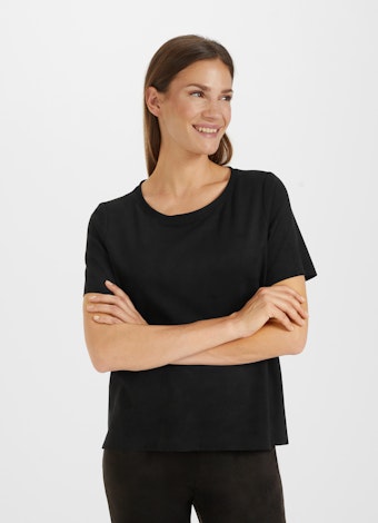Coupe Loose Fit T-shirts Tech Velours - T-Shirt black