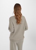 Coupe Regular Fit Maille Cashmere Blend - Sweater feather grey melange