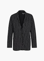 Regular Fit Jackets Pinstripe - Blazer black