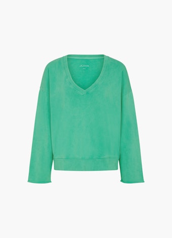 Coupe Loose Fit Sweat-shirts Sweatshirt emerald