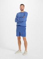 Slim Fit Bermudas Terrycloth - Shorts french blue