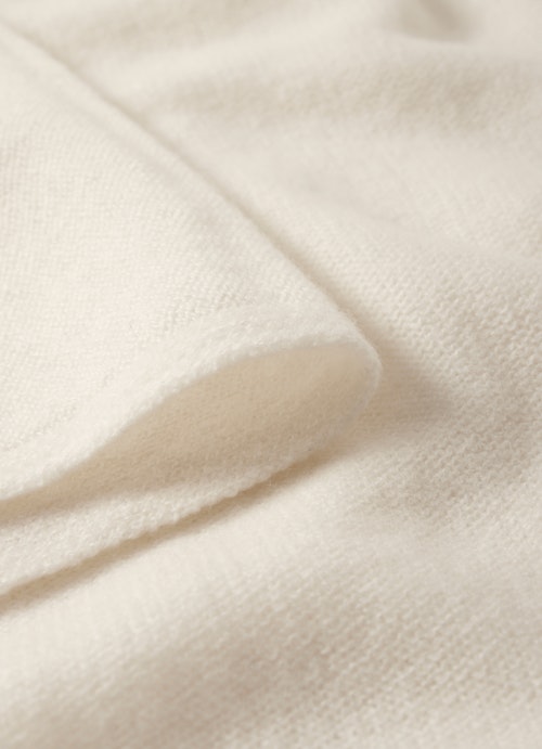 Regular Fit Strick Cashmere Blend - Schal eggshell