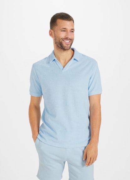 Coupe Regular Fit T-shirts Terrycloth - Polo Shirt ice blue