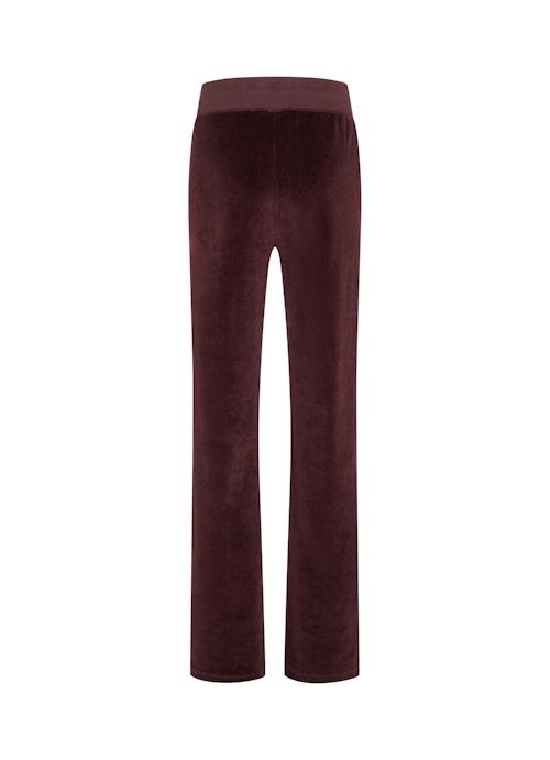 Taille unique Pantalons Pantalon en Velvet cassis