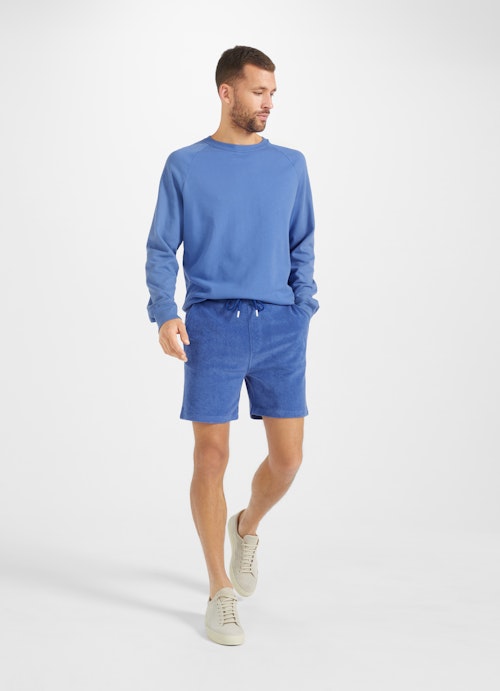 Slim Fit Bermudas Frottee - Shorts french blue
