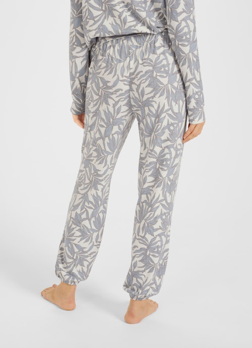 Casual Fit Pants Nightwear - Trousers eggshell