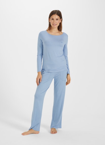 Regular Fit Nightwear Nightwear - Longsleeve cash.blue