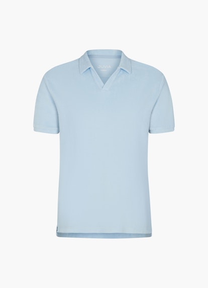 Regular Fit T-Shirts Frottee - Polo Shirt ice blue
