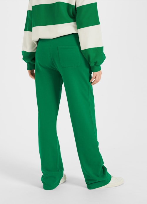 Boot Leg Pantalons Wide Leg Fit - Sweatpants smaragd