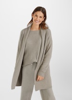Regular Fit Knitwear Cashmere Blend - Coat feather grey melange