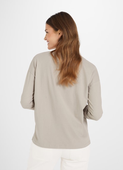 Coupe Loose Fit T-shirts à manches longues Longsleeve feather grey