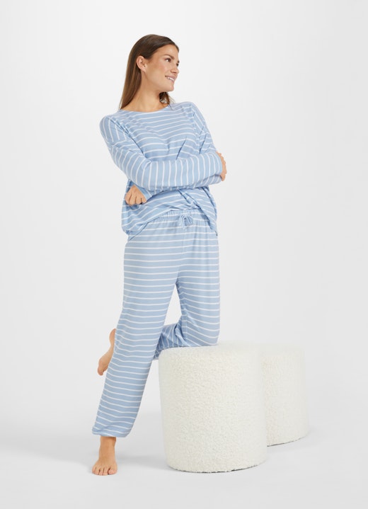 Casual Fit Sweatshirts Nightwear - Sweatshirt cash.blue