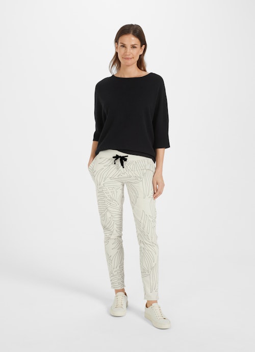 Casual Fit Knitwear Cashmere Blend - Sweater black