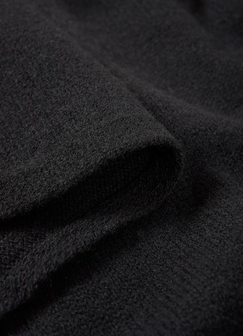 Regular Fit Knitwear Cashmere Blend - Scarf black