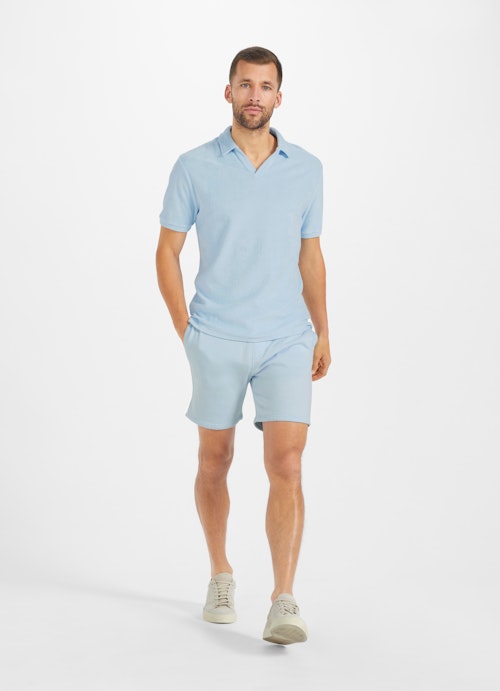 Regular Fit T-shirts Terrycloth - Polo Shirt ice blue