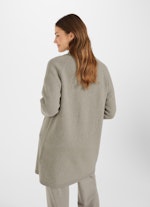 Regular Fit Knitwear Cashmere Blend - Coat feather grey melange