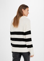 Casual Fit Knitwear Cashmere Blend - Sweater eggshell