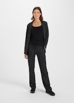 Regular Fit Jackets Pinstripe - Blazer black