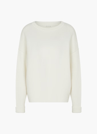 Coupe Casual Fit Maille Sweatshirt eggshell