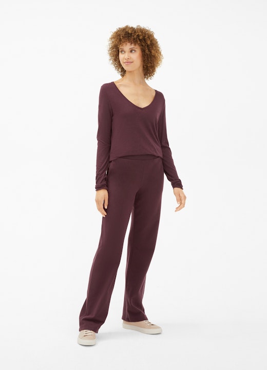 Wide Leg Fit Hosen Wide Leg Fit - Sweatpants cassis