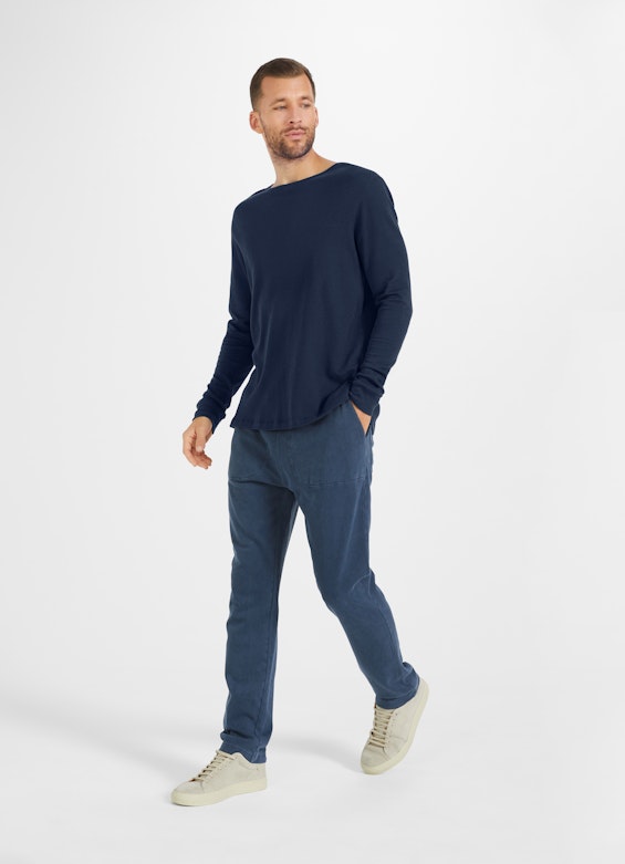 Regular Fit Sweatshirts Cashmix - Sweater dark ink