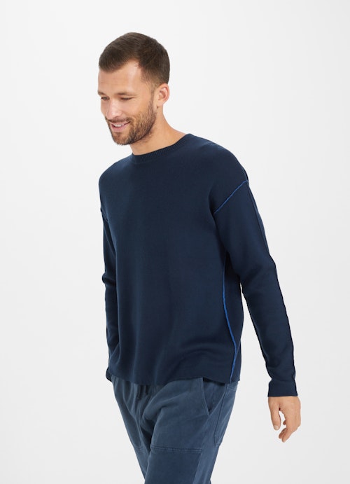 Casual Fit Knitwear Sweater dark ink