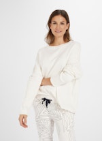 Coupe Casual Fit Maille Sweatshirt eggshell
