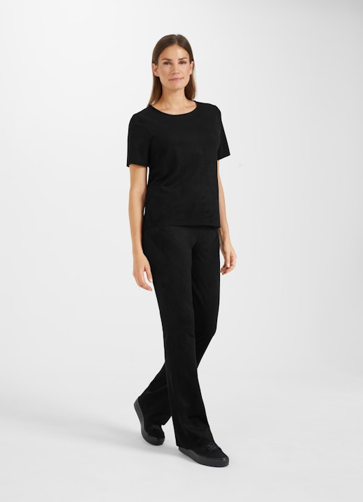 Boot Cut Pantalons Tech velours - bootcut trousers black